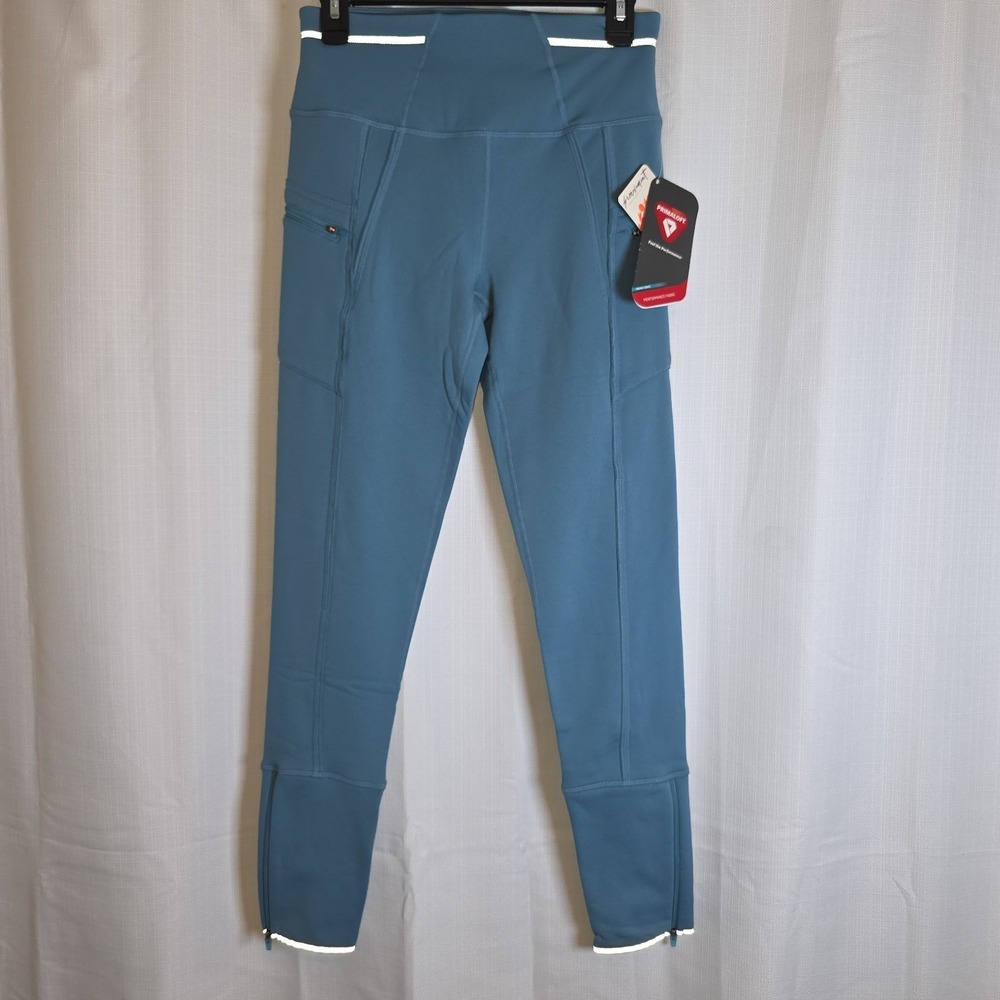 Free People FP Movement PrimaLoft Leggings Womens Small Stormy Sky Blue NWT $148